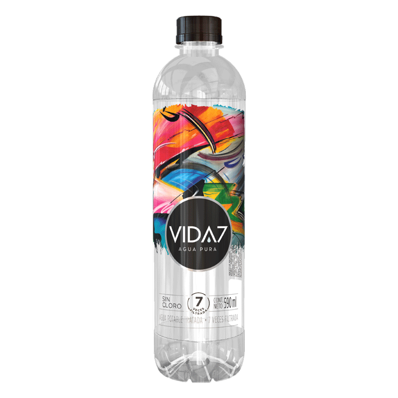 Agua Sin Gas Vida7 X 590 Ml 0119