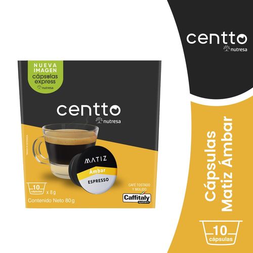 CAPSUL CAFE MATIZ AMBAR CENTTO*10UND*8GR