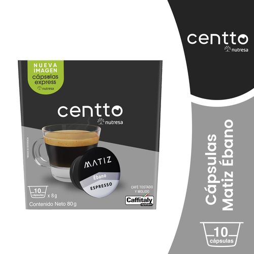 CAPSUL CAFE MATIZ EBANO CENTTO*10UND*8GR