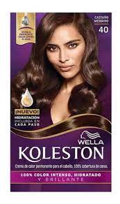 TINTURA KOLESTON KIT 40 CASTAÑO MEDIANO