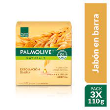 JABON BARRA PALMOLIVE AVEN/AZUC 3X110GR