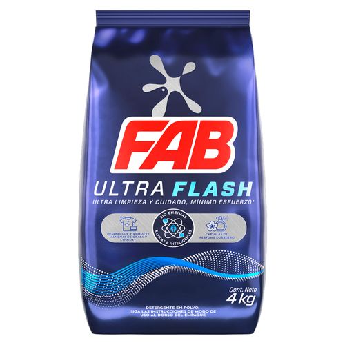DETERGENTE POLVO ULTRA FAB X 4 KG