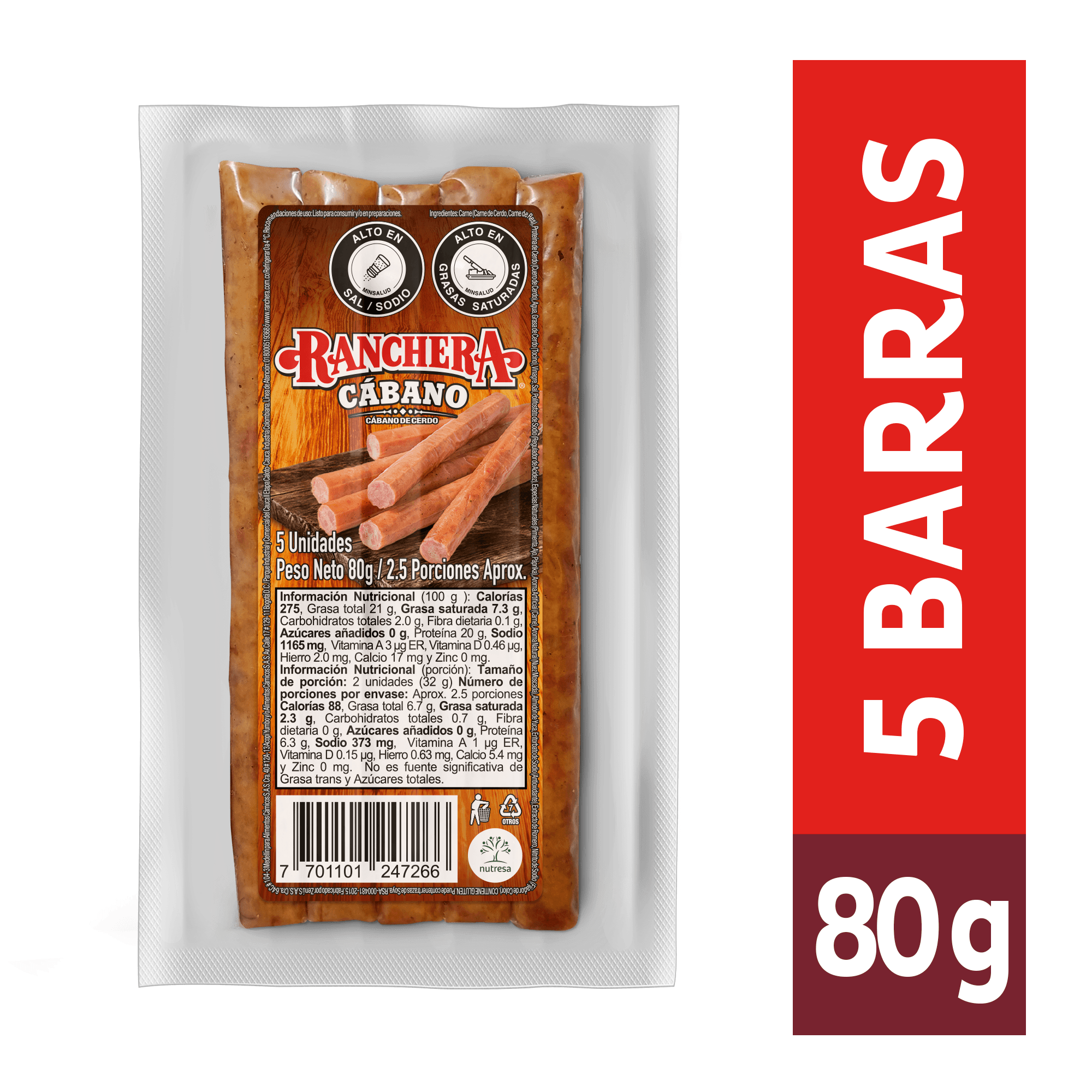 CABANO RANCHERA x 80GR