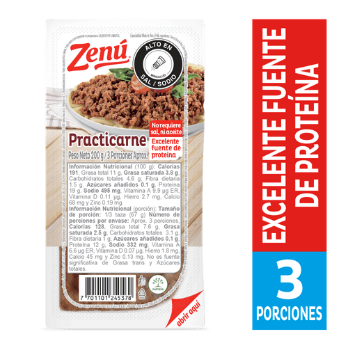 PRACTICARNE ZENU x 200GRS