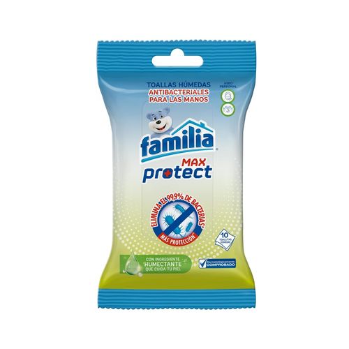 PAÑOS HUMEDOS FAMILIA PORTABLES  x 10UND