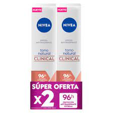 DEO NIVEA SPRA CLINIC TONO NATU X2*300ML