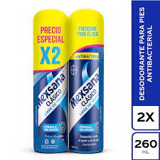MEXSANA PIES ANTIBACTERIAL X2UND x 260ML