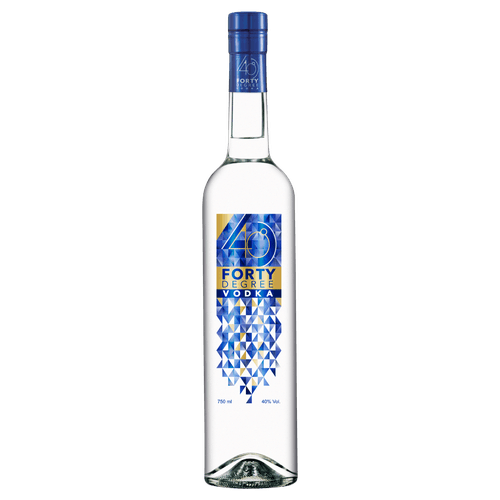 VODKA FORTY  x 750 ML