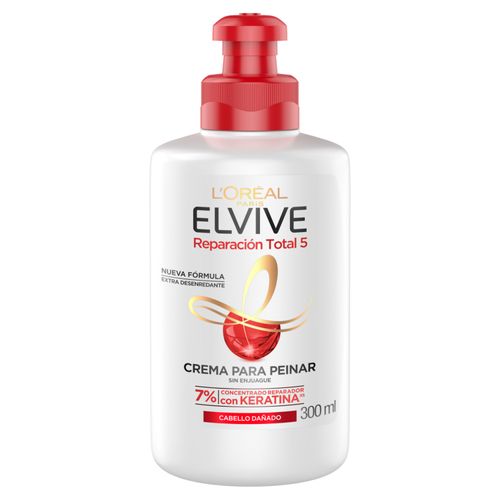 CREMA PEINAR  ELVIVE RE TOTAL  x 300 ML