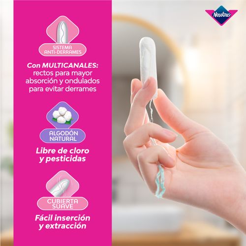 TAMPON NOSOTRAS APLICADOR SUPE SENSI*8UN