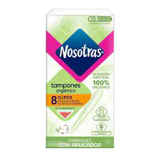 TAMPONES ORGANICO APLIC SUP NOSOTRASx 8U