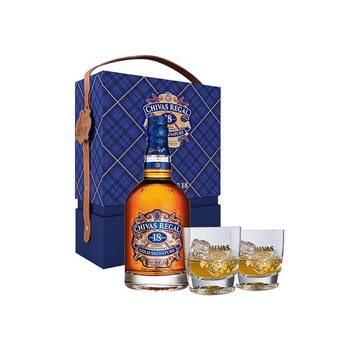 ESTUCHE CHIVAS 18YEARS *700ML+2 VASOS