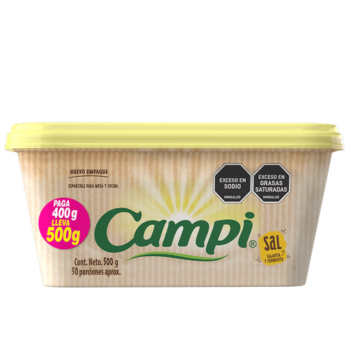 MARGARN TRAD CAMPI SAL PG400 LL500*500G