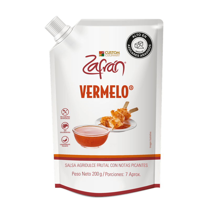 SALSA VERMELO AGRIDULCE ZAFRAN X 200 GR