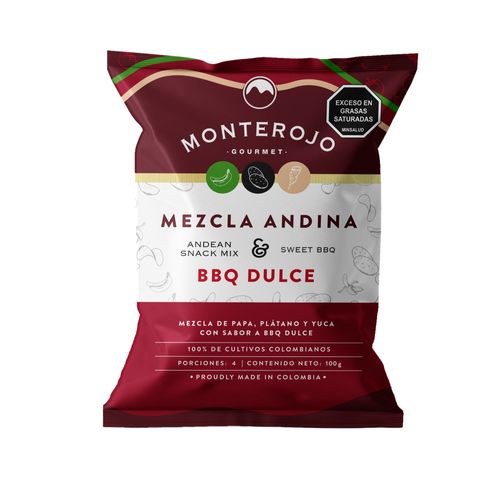 MEZCLA ANDINA BBQ DULCE MONTEROJO X100GR