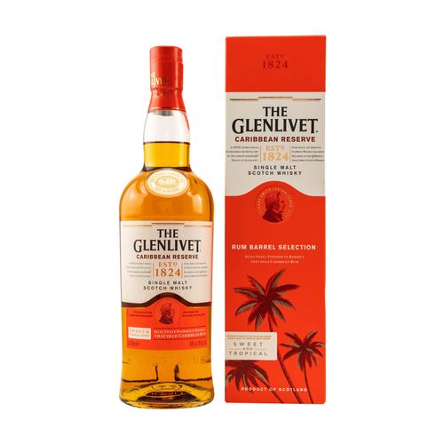 WHISKY GLENLIVET CARIBBEAN RESERVE*700ML