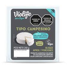 QUESO TIPO CAMPESINO VEGAN VIOLIFE*200GR