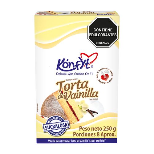 MEZCLA TORTA VAINILLA KONFYT  x 250GR