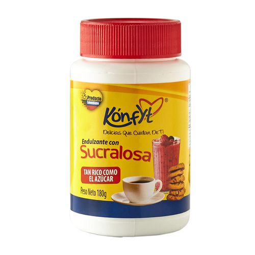 ENDULZANTE SUCRALOSA FRASCO KONFYT*180GR