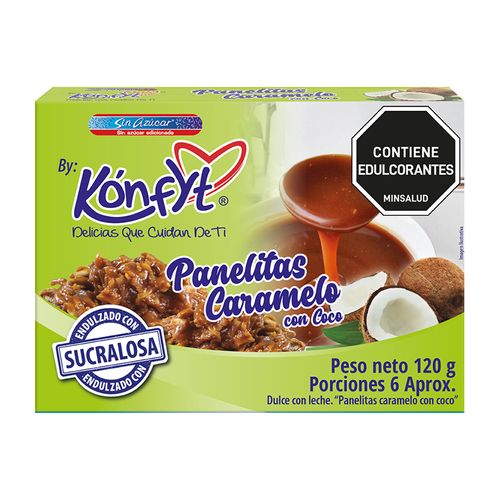 PANELITA CARAMELO NEGRITAS S/AZUCAR*120G