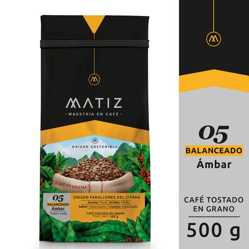 CAFE MATIZ AMBAR GRANO*500GR