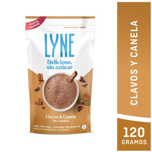 CHOCOLATE LYNE CLAVOS Y CANELA X 120GR