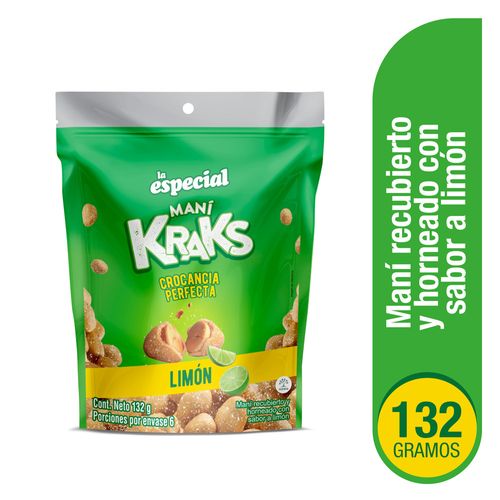 MANI KRAKS LIMON LA ESPECIAL  x 132 GR