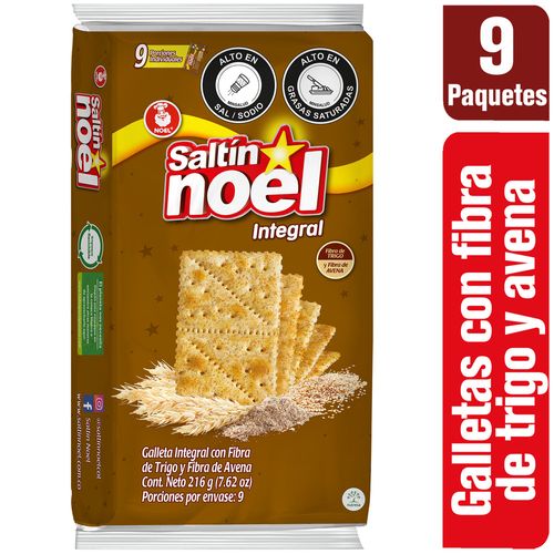 SALTIN NOEL DOBLE FIBRA x 9 UDS