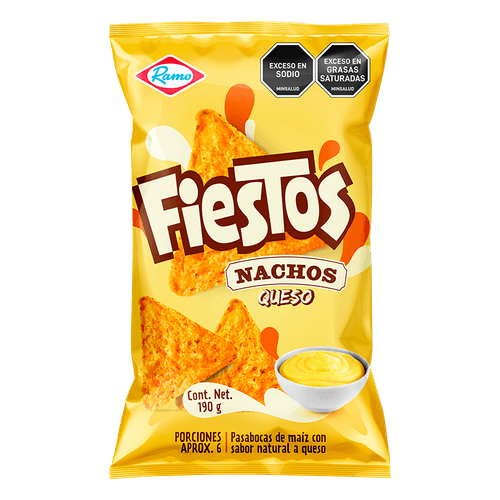 FIESTOS NACHOS QUESO RAMO*190GR