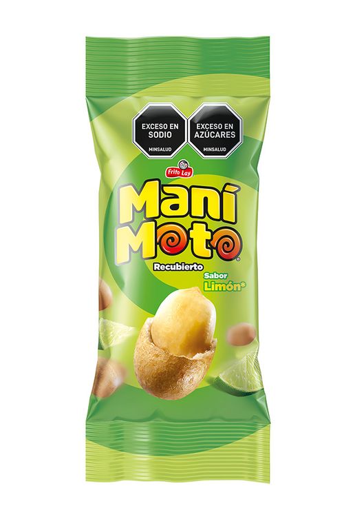 PASABOCAS MANI MOTO LIMON X 42 GR