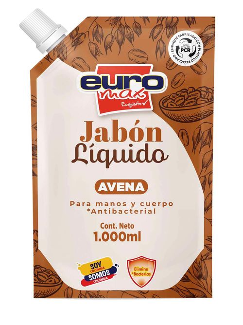 JABON LIQUIDO AVENA EUROMAX*1000ML