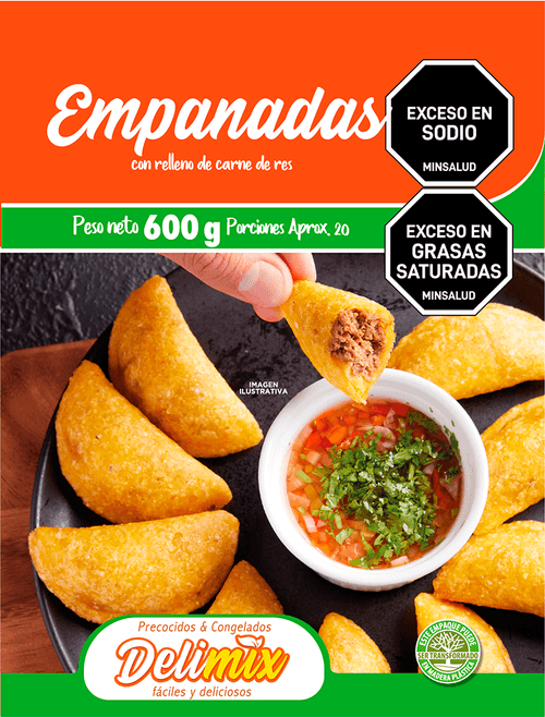 EMPANADAS CARNE FRICAR X 600 GR