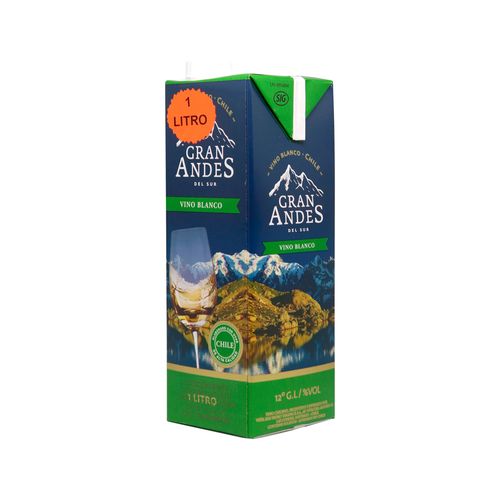 VINO BCO SAUVIGNON GRAN ANDES  *1000ML