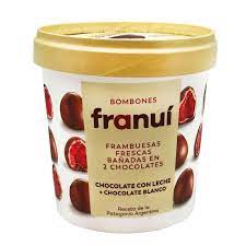 BOMBON FRAMBUESA CHOC BLANCO FRANUI*150G