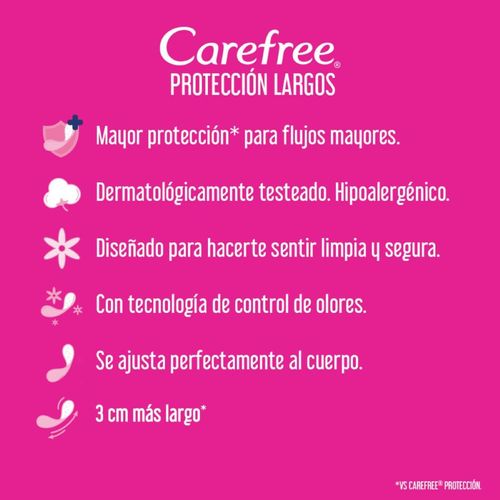 CAREFREE  PROTECCION LARGOS