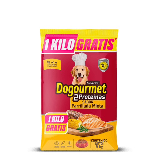 DOGOURMET ADULT PARRILL MIXT 1KL GRT*9KG