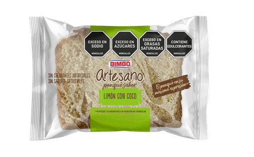 PONQUE ARTESANO LIMON COCO BIMBO*75GR