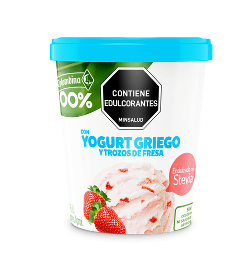 YOGURT NATURAL CON FRESA COLOMBINA* 300G