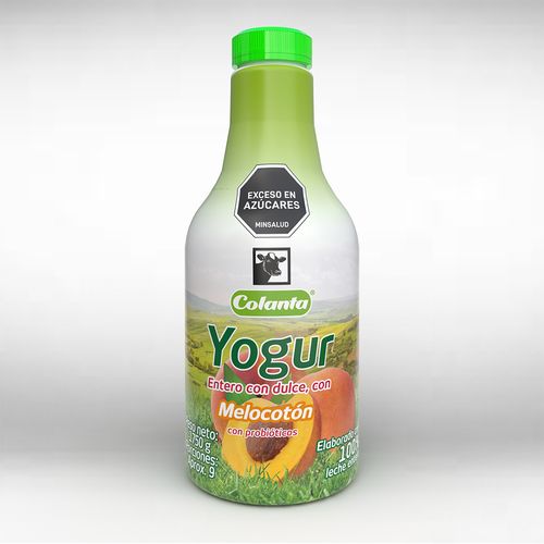 YOGUR ENTERO MELOCOT GFA COLANTA*1750GR