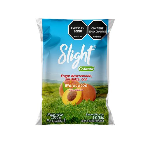 YOGUR SLIGHT DESCRE MELOC COLANTA*1000GR