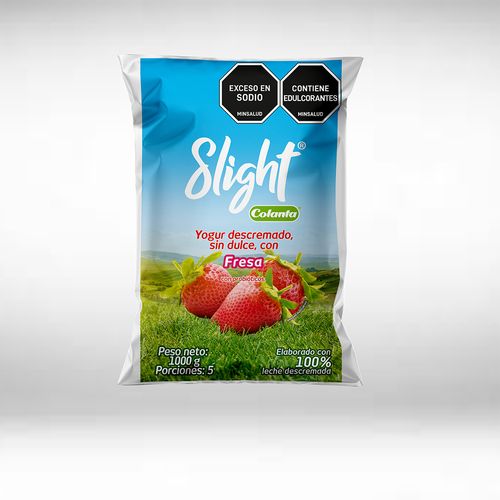 YOGUR SLIGHT DESCREMFRESA COLANTA*1000GR