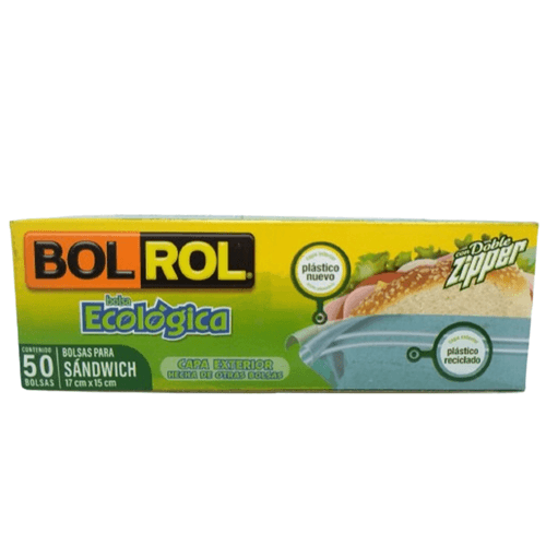 BSA ZIPPER SANDWICH ECOLG BOLROL*50U*1UN