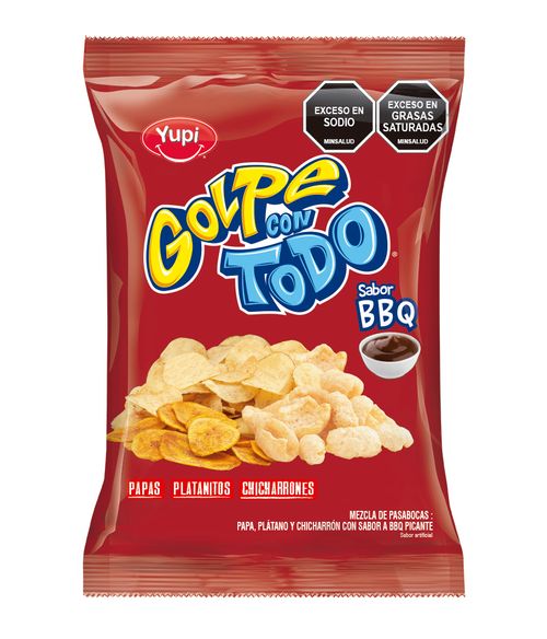 PASAB MIXT GOLPE CON TODO BBQ YUPI*140GR