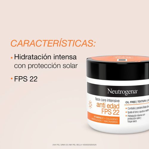 CREMA NEUTROGENA ANTIEDAD FPS 22*100G