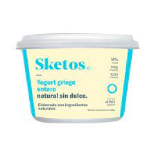 YOGURT GRIEGO ENTERO VAINIL SKETOS*450GR