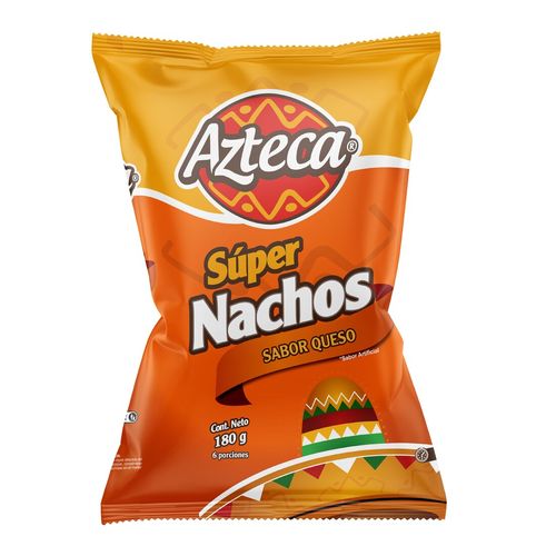 NACHOTES SABOR QUESO AZTECA X 180 GR