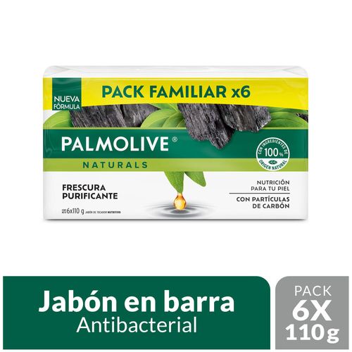 JABON BARRA PALMOLIVE CARBON 6X110GR