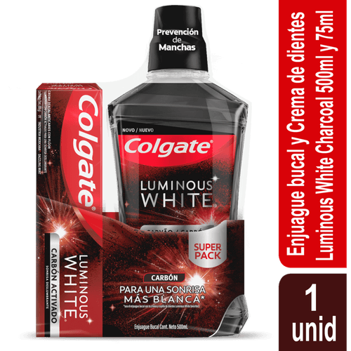 ENJUAGUE LW CARBON x500ML+CD LW CARx75ml