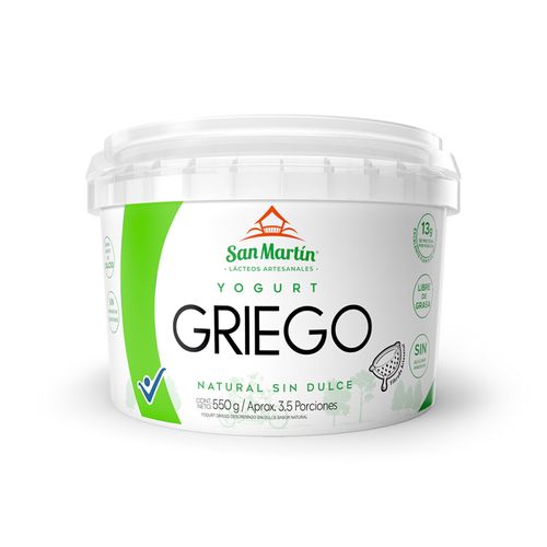 YOGURT GRIEG SANMARTIN NATU S/DUL 550GR