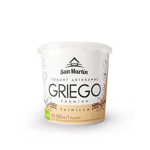 YOGHURT GRIEGO VAINILLA SAN MARTIN*150GR